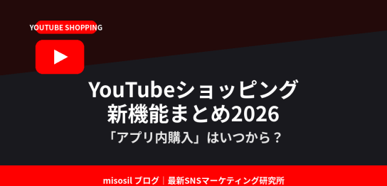 YouTubeショッピングの新機能とアプリ内購入の開始時期を解説するアイキャッチ画像